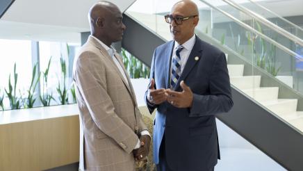 Assemblymember Holden Welcomes Laker Legend Michael Cooper to the Capitol  