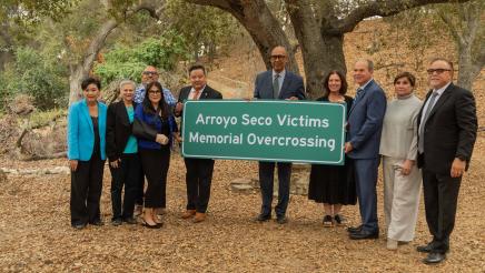 Assemblymember Holden honors victims of the 1972 Arroyo Seco Bridge Collapse with Memorial