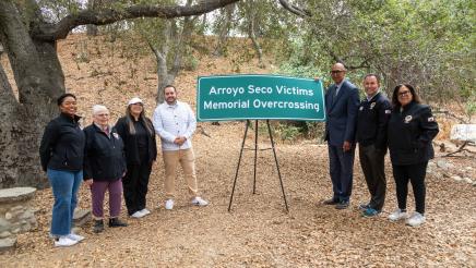 Assemblymember Holden honors victims of the 1972 Arroyo Seco Bridge Collapse with Memorial