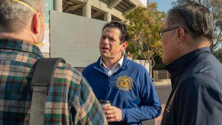 Wildfire Briefing at Rose Bowl