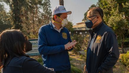Wildfire Briefing at Rose Bowl