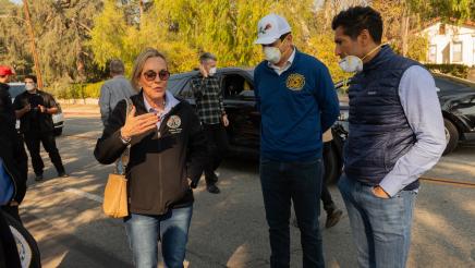 Wildfire Briefing at Rose Bowl