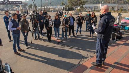 Wildfire Briefing at Rose Bowl