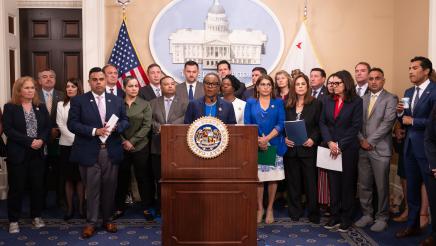 Immigrants Rights LA County Delegation Press Conference